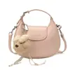 Bolsa de Mão Prata para Mulheres, Novo Modelo Primavera 2026, Bolsa Tote Pequena Tendência de Alto Padrão, Bolsa de Ombro Transversal Crescente de Alto Padrão