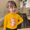 Y2011# Camiseta de Manga Larga para Niños Hombres y Mujeres Polar Casual de Manga Larga Ropa para Niños Nueva Camiseta Informal Joker de Primavera y Otoño