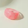 Moda Europea y Americana Joyería Geométrica Estilo Punk Anillos Retro Anillos Acrílicos Brillantes Personalizados Venta al por Mayor