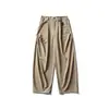Roupas Vintage 2026 Primavera Novo Estilo Retro Japonês Pingente Decorativo Estilo Old Money Calças Casuais Plissadas de Perna Larga