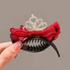 Tocado de Corona para Niños, Lazo Adorable para el Cabello con Pinza, Artefacto de Placa para la Cabeza con Bolas, Cuerda para Cola de Caballo, Cabello de Niña