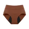 Tamanho Europeu Amazon Transfronteiriço Malha Respirável Frontal e Traseira Vazamento Zero Período Menstrual Calcinha Menstrual de Cintura Alta Absorvente Período Menstrual Roupa Íntima Feminina