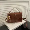 Moda Transfronteriza Bolso Pequeño Sencillo para el Trabajo para Mujer 2025 Bolso de Hombro Cruzado de Moda Bolso de Mano Elegante Bolso Cuadrado Pequeño