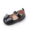 Zapatos de Bebé para Verano y Otoño Zapatos de Cuero PU de Boca Baja para Bebé Zapatos de Princesa con Pedrería Suela Suave Zapatos para Niños Pequeños 0-1 Año BB3028