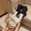Sandalias de Plataforma con Tira Hueca de Diseño, Zapatos tipo Dad de Eva para Mujer, Cómodas, Transpirables, Resistentes al Agua, para Primavera y Verano