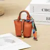 H Mini Cesta de Legumes Bolsa Pingente Pingente de Espelho Retrovisor de Carro Pingente de Chaveiro Fone de Ouvido Criativo Fofo