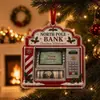 Novo Produto de Natal Presente em Dinheiro de Natal Borboleta de Natal Borboleta Acrílica Clipe de Presente Ornamento