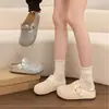 Medias Pantuflas Gruesas para Mujer con Punta Cerrada, Uso Exterior Verano 2026, Patrón Tejido de Malla, Diseño Hueco, Aumento Interno de Altura, Sandalias Estilo Birkenstock