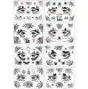 Exclusivo de Amazon: Pegatinas faciales de Halloween, pegatinas faciales de araña, maquillaje facial y para ojos de alta gama, pegatinas faciales de telaraña