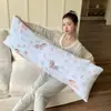 Almohada larga de terciopelo lechoso para mujeres, diseñada para dormir con las piernas recogidas, dormir de lado, respaldo de sofá, cojín de respaldo para sala de estar, nuevo estilo 2026