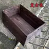 Caja de Madera Maciza Retro con Tapa Caja de Almacenamiento Grande Caja Decorativa de Almacenamiento para el Hogar Caja de Madera Cuadrada Reforzada para Exhibición