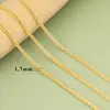 Collar de Cadena Sencilla de 18K Cadena de Monedero Chopin Colgante Versátil Europeo y Americano con Cadena Fábrica