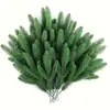 Xuanzhigu Amazon está dedicado a la planta de simulación de tres puntas, tridimensional, de doble cara, aguja de pino, aguja de pino, decoración de árbol de Navidad