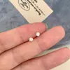 Pendientes Mini de Circonita Sencillos para Mujer, Aspecto de Alta Gama, Exquisitos y Compactos 2026, Pendientes Amigables con la Piel Que No Necesitan Quitarse al Dormir