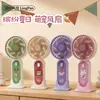 Ventilador de mano mini portátil suave y lindo de caracol con carga USB para bolsillo para exteriores pequeño regalo