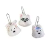 Pelúcia Fofa Filhote West Highland Acessórios para Broche DIY Óculos Pingente para Bolsa Cachorro Acessórios para Headwear Roupas Acessórios