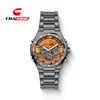 Relógio de Pulso Esportivo Eletrônico Masculino com Duplo Display Multifuncional Luminoso Caixa de Liga Leve Design de Três Olhos Relógio de Pulso de Quartzo para Comércio Exterior