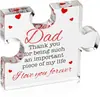 Nuevos Adornos Acrílicos Transparentes de Amazon para Papá, Regalo de Cumpleaños del Día del Padre, Bendiciones, Decoraciones de Escritorio