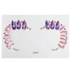 Pegatinas Faciales de Pedrería, Pegatinas de Diamantes Acrílicos para Adultos y Niños, Ojo de Escenario de Princesa, Pegatinas para la Frente y las Cejas, Pegatinas de Diamantes con Transferencia de Agua