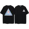 Camiseta unisex holgada informal de manga corta con estampado de logotipo retro de RHUDE para primavera y verano de 2024