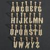 Colar com Pingente de Letra Burr Hip Hop Letra Maiúscula Inglesa Colar com Pingente Joias Personalidade Acessórios da Moda Transfronteiriço