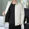 2026 Nuevo Estilo Nuevo Artículo Caliente Ropa para Papá de Mediana Edad y Adultos Mayores Chaqueta de Algodón Temporada de Otoño e Invierno Talla Grande Más Terciopelo Transfronterizo Negocio Administrativo