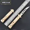 Juego Anime Nueve Colas 22cm Cuchillo de Salto Bomba Molde Aleación de Zinc Accesorios Artesanías Juguetes No Cortantes