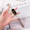 A Nova Série de Cores Starlight é Adequada para Pulseiras do Relógio Xiaomi Mi Band 8/9, Pulseiras de Relógio Inteligente com NFC de Aço Inoxidável Metálico
