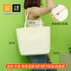 Bolsa de Lona Bolsa de Mão Personalizada Bolsa Tote Bolsa de Algodão com Logotipo Estampado para Publicidade Personalizada Bolsa de Lona Branca Lisa