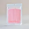 Bastoncillos de Algodón Nano para Retoques de Maquillaje, Bastoncillos de Algodón Ultra Finos para Remover Maquillaje, Bastoncillos de Algodón para Maquillaje con Cabezales Pequeños, Bastoncillos Limpiadores de Pestañas con Puntas Finas