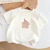 Conjunto de Verano para Niñas con Dibujos de Cachorros de Manga Corta Conjunto Casual para Salir para Bebés con Pantalones Retro de Lunares Anti-Mosquitos