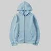 Comércio Exterior Europeu e Americano Masculino e Feminino Mesmo Cardigã Suéter com Capuz Cor Sólida Solto Roupa Esportiva Top Outono e Inverno Camisa com Zíper