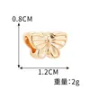 Colección de cuentas de aleación transfronterizas de agujero grande: corazón, flor, castillo, copo de nieve, cuentas de aleación de Navidad para pulseras y brazaletes DIY