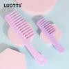 Pente de cabelo estilo de comércio exterior pente de óleo lidar com pente de forma de dente largo pente de cabelo reto pente de plástico úmido e seco