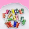 Serie Simulada de Mini Té de Leche con Varios Estilos, Adornos Pequeños de Té de Leche Starbucks y Guming, Accesorios de Resina, Accesorios para Llavero