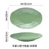 Conjunto de Louça Cerâmica Série Meia Lua Minimalista para Uso Doméstico, Combinação de Tigelas, Pratos e Colheres em Cor Sólida, Tigelas de Arroz, Travessas e Tigelas para Macarrão
