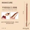 Empurrador de Cutícula, Raspador de Unha, Ferramentas de Manicure, Removedor de Esmalte, Ferramentas para Nail Art em Aço Inoxidável Cor Ouro Rosa - Estoque do Fabricante para Venda por Atacado