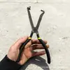 Cortador de Cables Especial para Electricista de Grado Industrial Multifuncional Ahorrador de Mano de Obra, Cortador de Barras de Acero, Juego de Pinzas Removedoras de Apagado Automático Rectas y Codos para Coche
