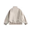 Vestido de Verão do Sul 2024 Outono Novo Estilo Japonês Gola Vertical Bordado com Letras Jaqueta Gola Vertical Jaqueta Casual Fashionável Retro