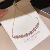 Pulsera Extraíble Ovalada de Circonita, Retro, Personalizada, Moderna, Exquisita, Elegante Pulsera, Lujo Ligero, Joyería de Gama Alta para Mujeres