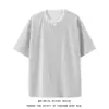 Em estoque, verão, duas peças, caimento solto, modelador, casual, versátil, camiseta de manga curta, comércio exterior japonês e coreano, casual, respirável, camiseta de manga curta