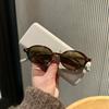 Óculos de miopia ultraleve armação feminina de potência ajustável anti-luz azul óculos de sol masculinos placa pequena armação olhos de gato óculos de sol polarizados