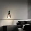 Lámpara Colgante Minimalista Italiana para Mesita de Noche de Dormitorio Moderna Simple Lujo Diseñador Pasillo Barra de Bar Mostrador Restaurante Luminarias