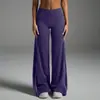 Calça Reta Listrada Solta Chen Shijie Bumbum de Pêssego, Calça de Yoga Respirável que Aumenta a Altura, Calça de Yoga de Cintura Alta Modeladora Levanta Bumbum