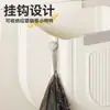 Cozinha dobrável parede montado caixote do lixo porta armário doméstico pendurado grande armazenamento papel bin criativo triagem lixeira