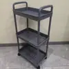 Carrito Pequeño Estante de Almacenamiento Cocina de Pie Estante de Almacenamiento Multicapa Bebé Sala de Estar Dormitorio Baño Estante de Almacenamiento Móvil