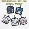 Bolsa de Snacks para Mascotas con Estampado de Perro de Dibujos Animados Transfronteriza, Set de Entrenamiento Portátil con Gancho, Bolsa con Cremallera para Viaje
