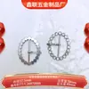 Fivela Quadrada de Anel D em Liga de Zinco Xinlian 1 Pacote Fivela Deslizante Ajustável Versátil Acessórios de Ferragens para Roupas e Bagagem