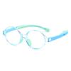 2026 Gafas de Moda Nuevas para Niños con Filtro de Luz Azul Gafas de Silicona para Niños Marco Plano con Filtro de Luz Azul 91044