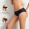 Nuevo Estiramiento Pliegue Vientre Pequeño Sexy Diseño Cintura Baja Sin Marcas Agradable a la Piel Entrepierna de Algodón Suave Esponja Pantalones Cadera Gruesa